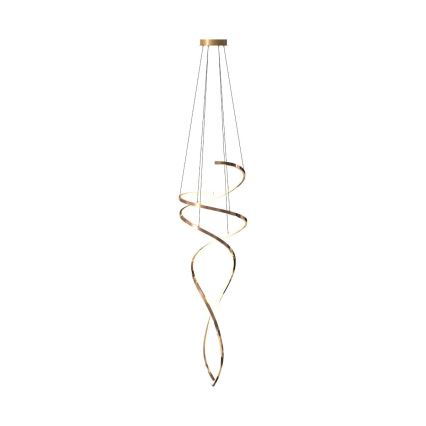 Zuma Line - LED Zatemnitveni lestenec na vrvici LED/68W/230V 3000/4000/6000K Rosegold + Daljinski upravljalnik
