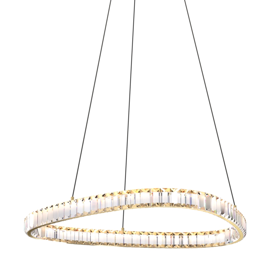 Zuma Line - LED Zatemnitveni kristalni lestenec na vrvici LED/25W/230V 2700-6000K + Daljinski upravljalnik
