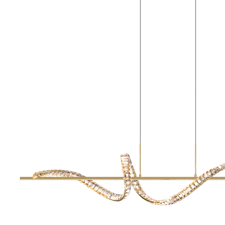 Zuma Line - LED Zatemnitveni kristalni lestenec na vrvici LED/24,5W/230V 2700-6000K + Daljinski upravljalnik