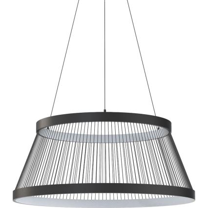 Zuma Line - LED Zatemnitveni lestenec na vrvici LED/53W/230V 2700-6000K črna + Daljinski upravljalnik