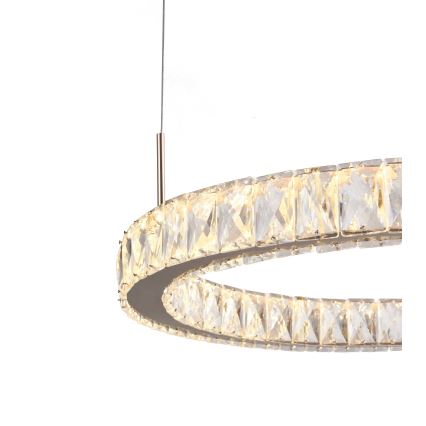 Zuma Line - LED lestenec na kablu LED/36W/230V rožnato zlato