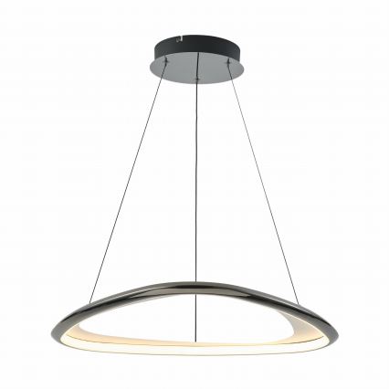 Zuma Line - LED Zatemnitveni lestenec na vrvici LED/34W/230V 3000K črna sijajni krom