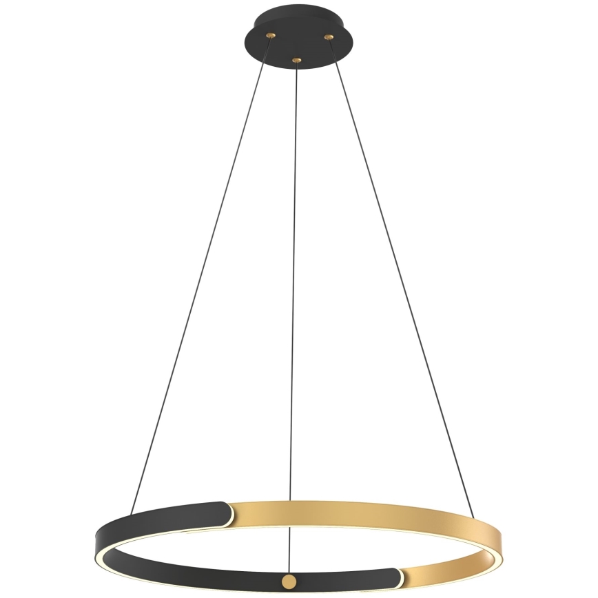 Zuma Line - LED Zatemnitveni lestenec na vrvici LED/30W/230V črna/zlata