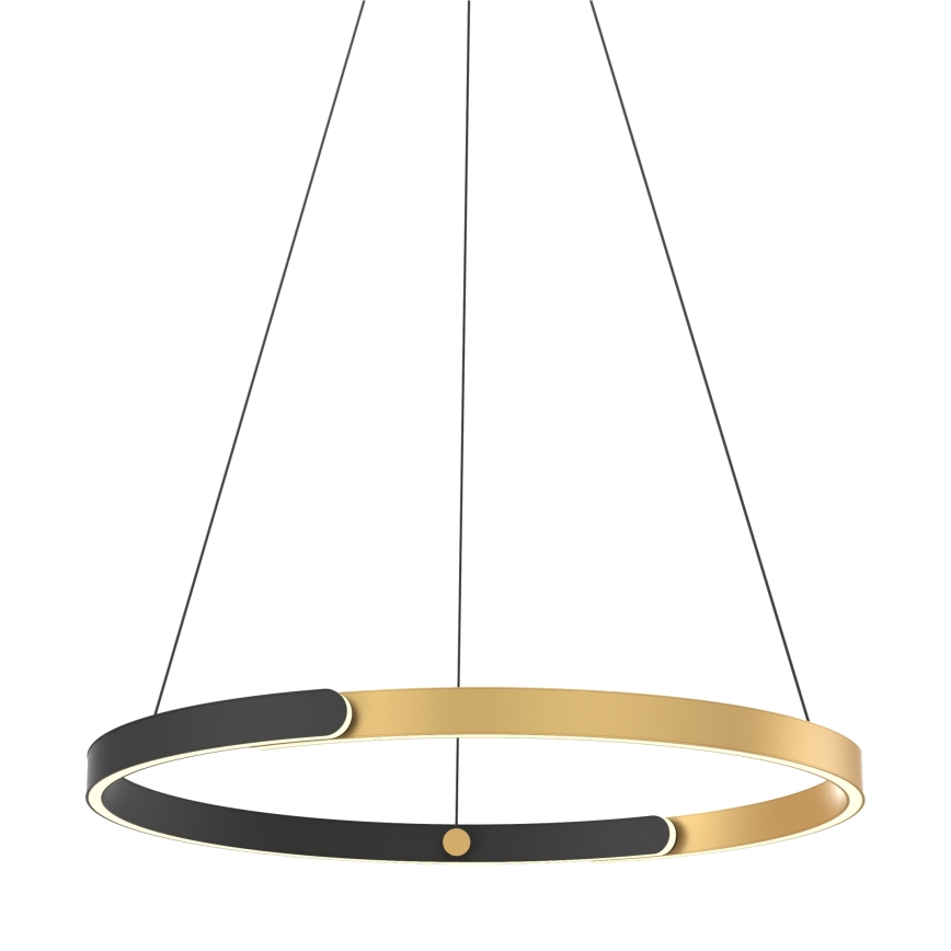 Zuma Line - LED Zatemnitveni lestenec na vrvici LED/30W/230V črna/zlata