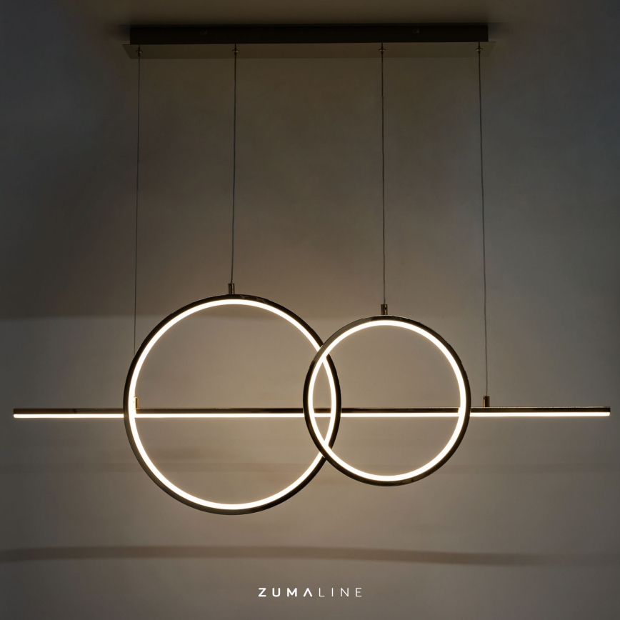 Zuma Line - LED Zatemnitveni lestenec na vrvici LED/34W/230V zlata