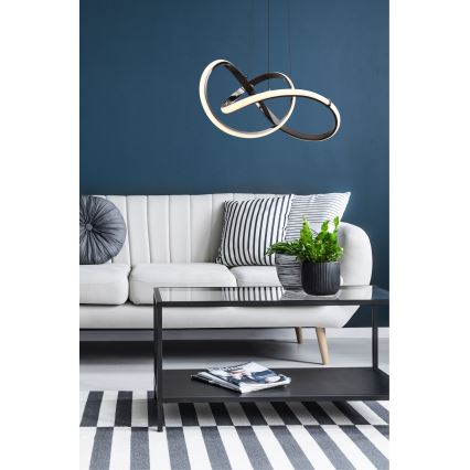 Zuma Line - LED Zatemnitveni lestenec na vrvici LED/44W/230V črna