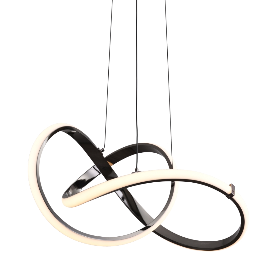 Zuma Line - LED Zatemnitveni lestenec na vrvici LED/44W/230V črna