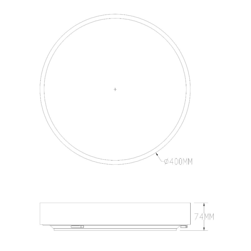 Zuma Line - LED Kopalniška zatemnitvena stropna svetilka LED/36W/230V 3000-6000K pr. 40 cm IP44 medenina + Daljinski upravljalnik