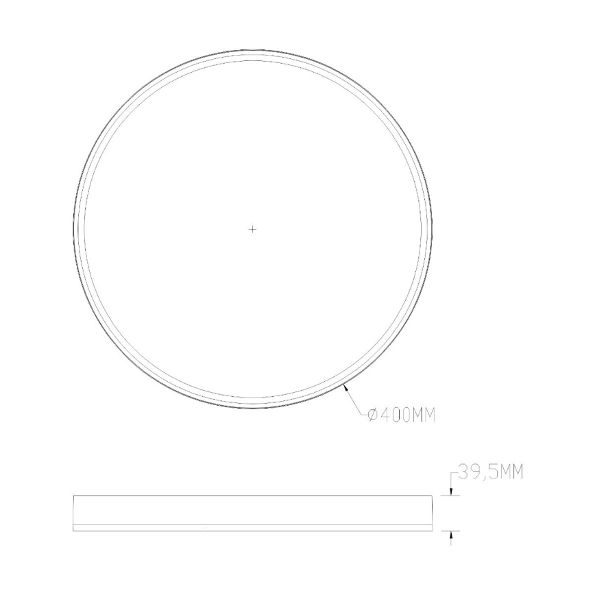 Zuma Line - LED RGBW zatemnljivo stropno svetilo LED/32W/230V + LED/8W 3000-6000K črna/zlata + daljinski upravljalnik