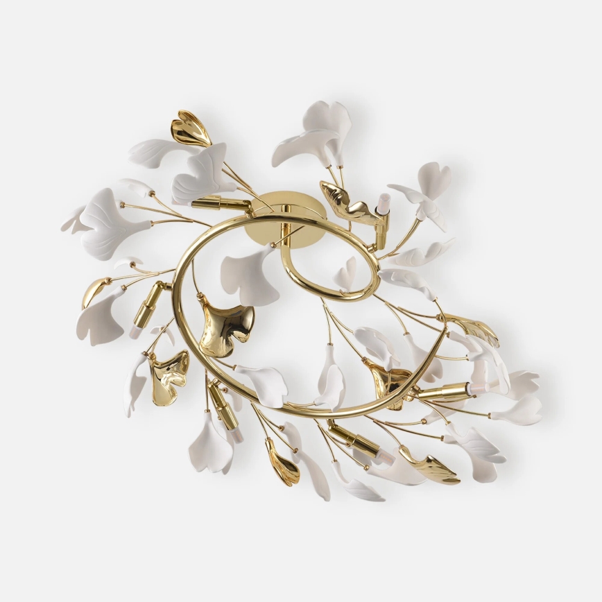 Zuma Line - Pritrjen stropni lestenec 6xG9/42W/230V premer 70 cm zlata