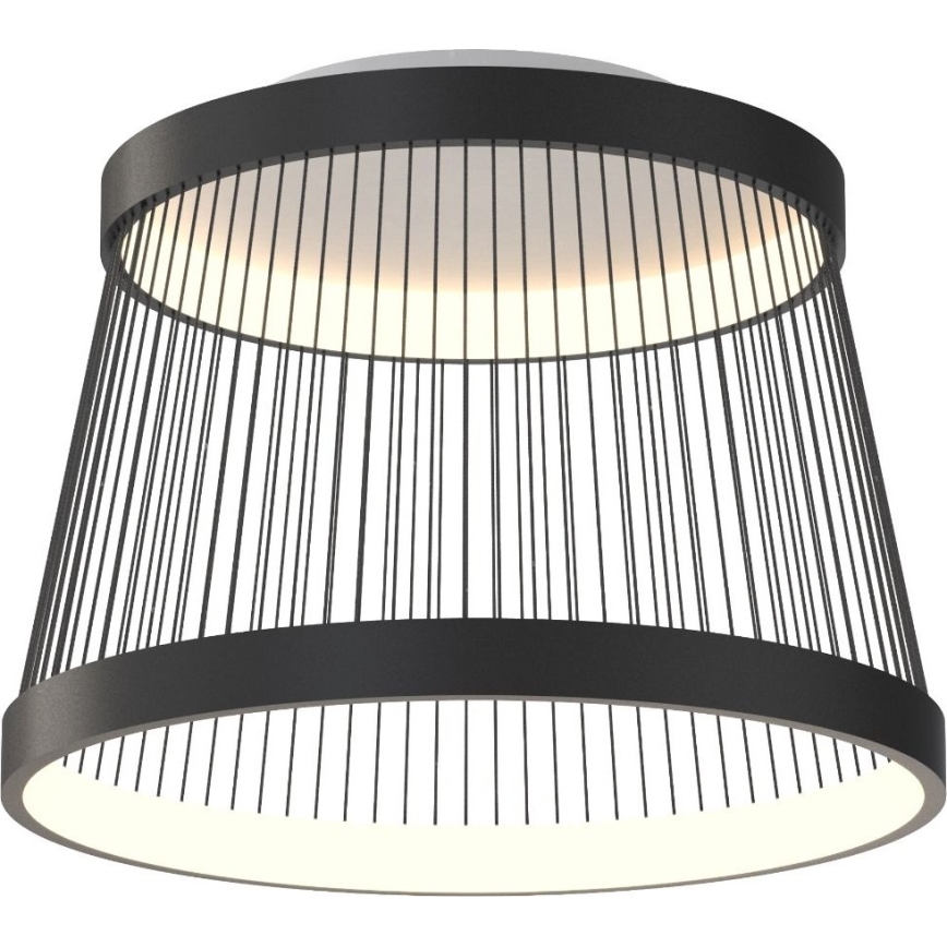 Zuma Line - LED Zatemnitvena stropna svetilka LED/32W/230V 2700-6000K črna + Daljinski upravljalnik