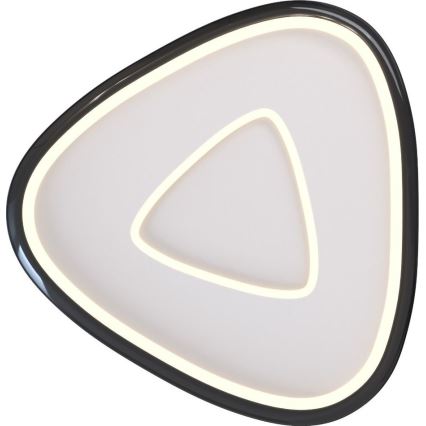 Zuma Line - LED Zatemnitvena stropna svetilka LED/27W/230V 3000K črna sijajni krom