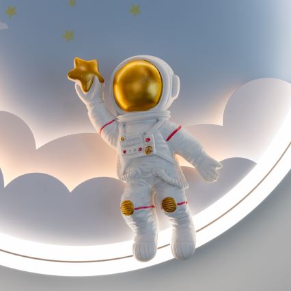 Zuma Line - LED Zatemnitven dětské Stropna svetilka LED/42W/230V 3000/5700K astronaut