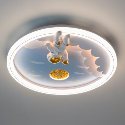 Zuma Line - LED Zatemnitven dětské Stropna svetilka LED/42W/230V 3000/5700K astronaut