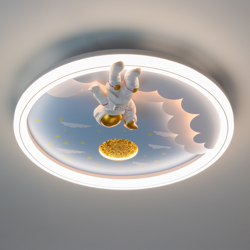 Zuma Line - LED Zatemnitven dětské Stropna svetilka LED/42W/230V 3000/5700K astronaut