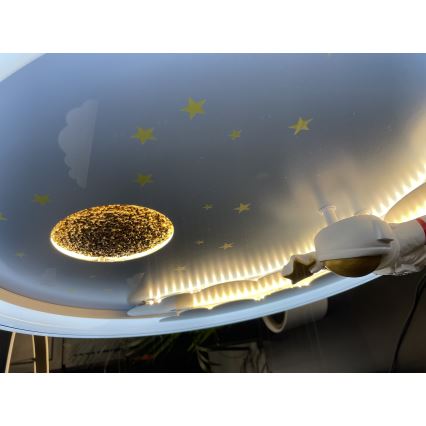 Zuma Line - LED Zatemnitven dětské Stropna svetilka LED/42W/230V 3000/5700K astronaut
