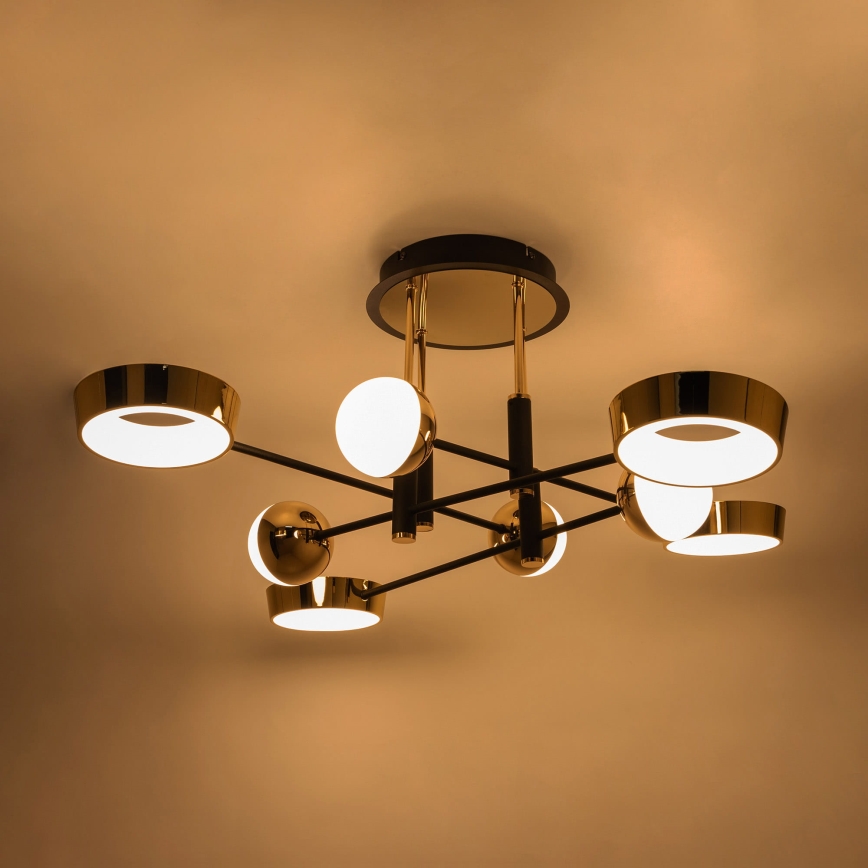 Zuma Line - LED zatemnljiv nadgradni lestenec LED/60W/230V zlata/črna