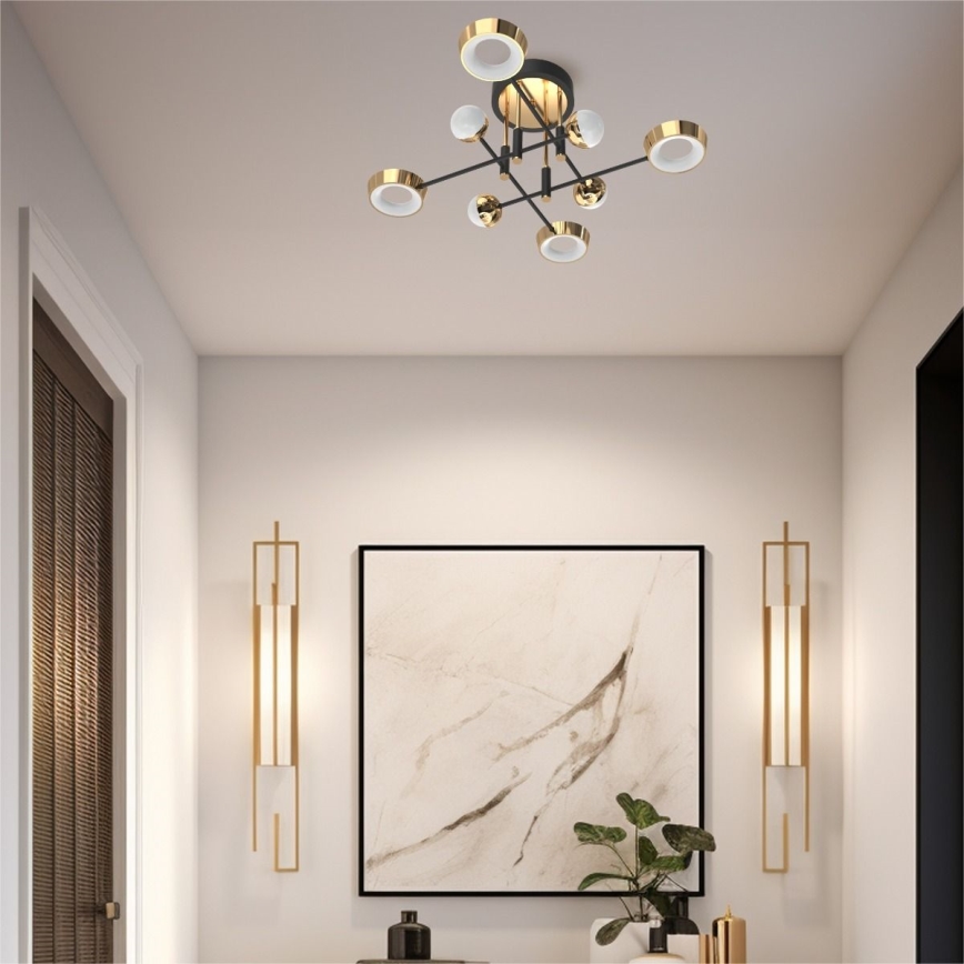 Zuma Line - LED zatemnljiv nadgradni lestenec LED/60W/230V zlata/črna