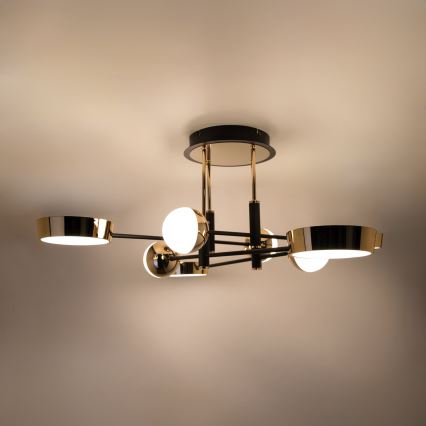 Zuma Line - LED zatemnljiv nadgradni lestenec LED/60W/230V zlata/črna