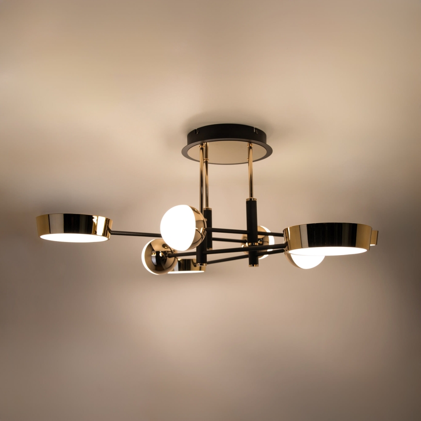 Zuma Line - LED zatemnljiv nadgradni lestenec LED/60W/230V zlata/črna
