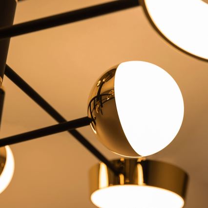 Zuma Line - LED zatemnljiv nadgradni lestenec LED/60W/230V zlata/črna