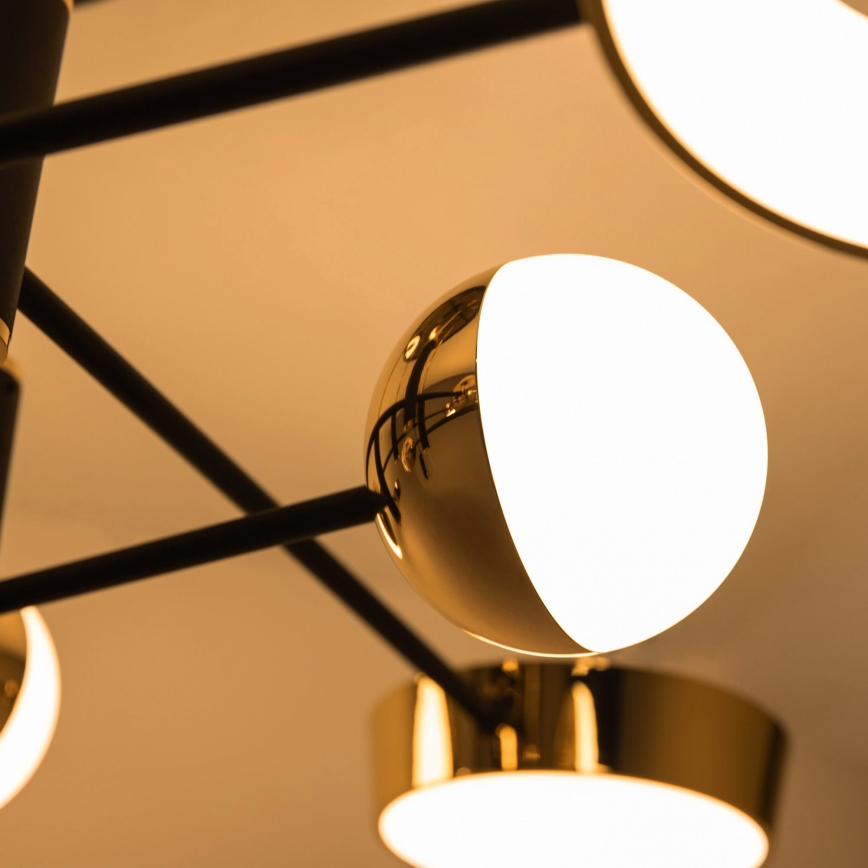 Zuma Line - LED zatemnljiv nadgradni lestenec LED/60W/230V zlata/črna