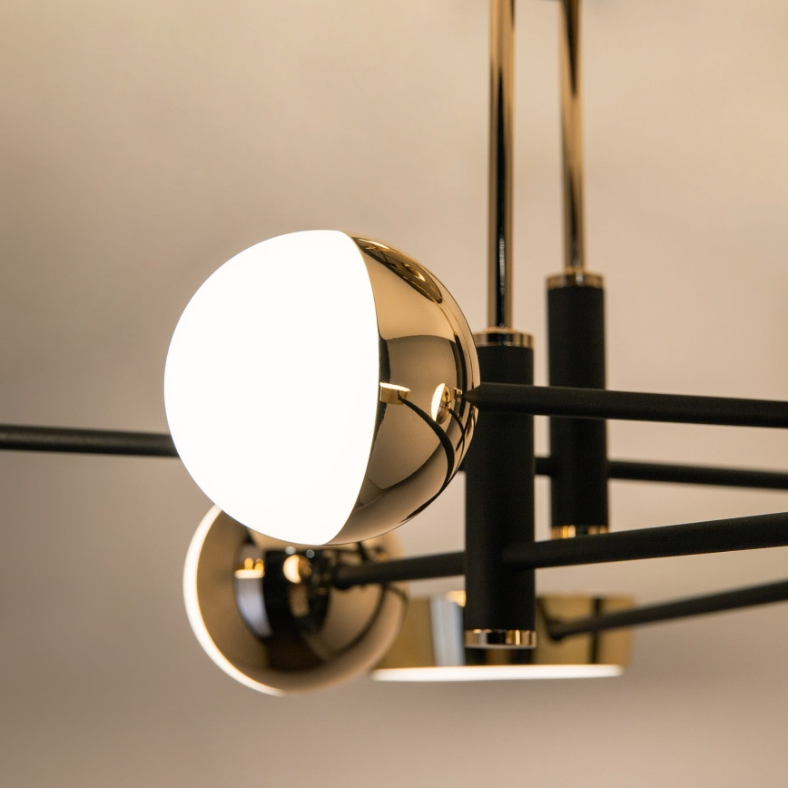 Zuma Line - LED zatemnljiv nadgradni lestenec LED/60W/230V zlata/črna