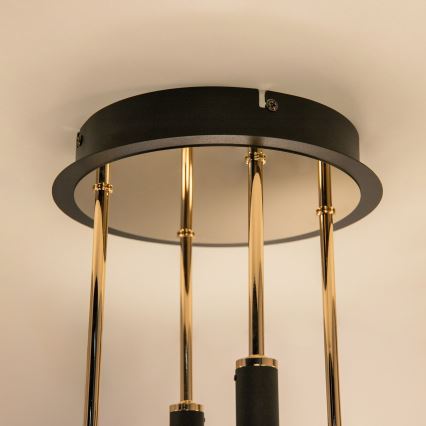 Zuma Line - LED zatemnljiv nadgradni lestenec LED/60W/230V zlata/črna
