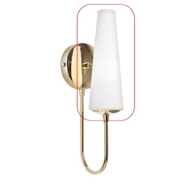 Zuma Line - Nadomestno steklo za lestenec in stensko svetilko E14 pr. 7 cm