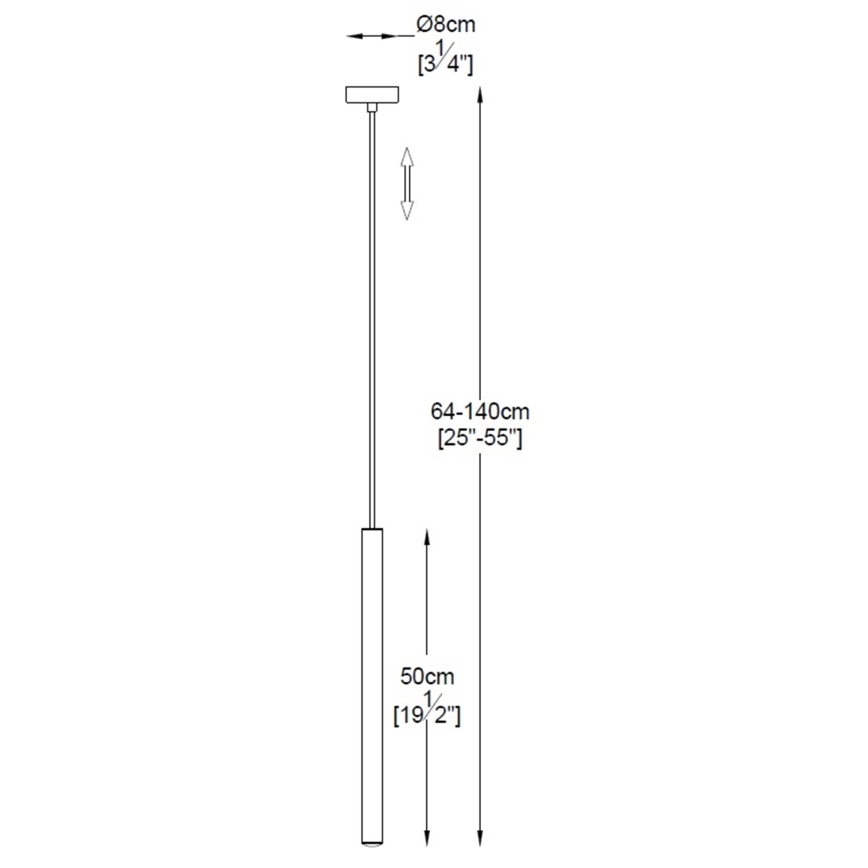 Zuma Line - LED Lestenec na vrvici LED/5W/230V