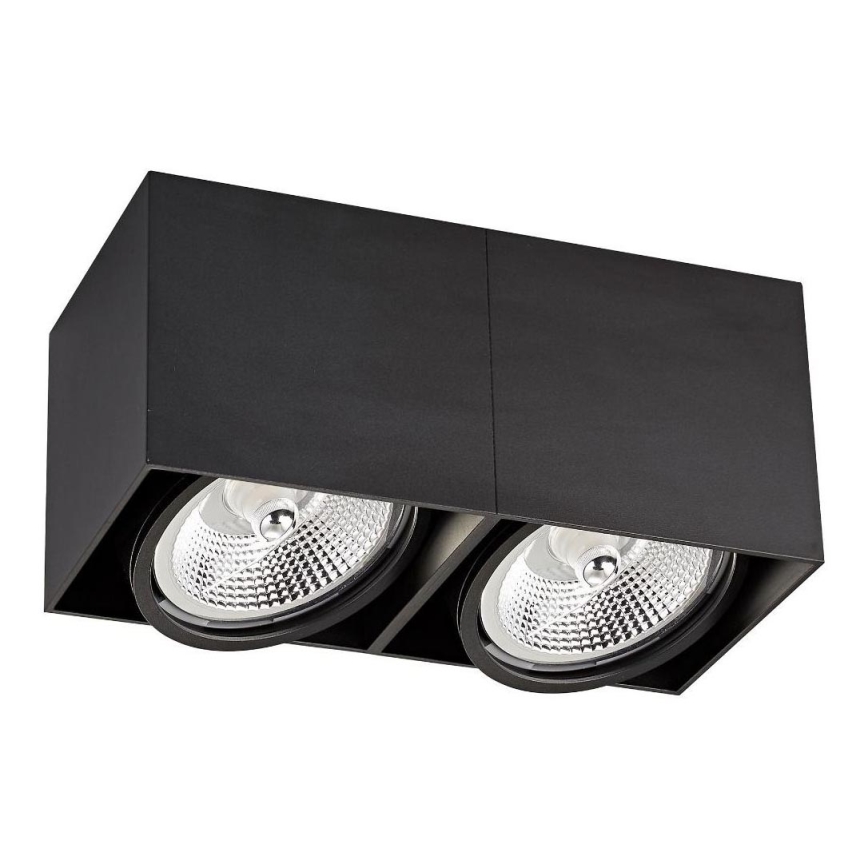 Zuma Line - Reflektor 2xGU10-ES111/15W/230V črna