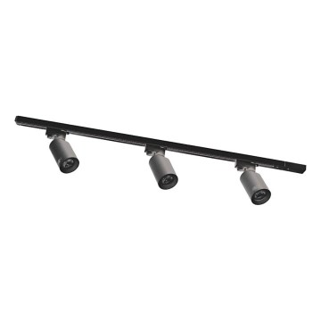 Zuma Line - Reflektor v tirnem sistemu 3xGU10/35W/230V črna