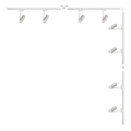 Zuma Line - Reflektor za tirni sistem 8xGU10/35W/230V bela