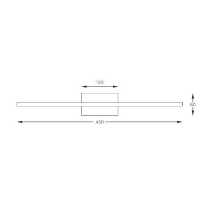 Zuma Line - LED Svetilka za slike LED/10W/230V 45 cm zlata