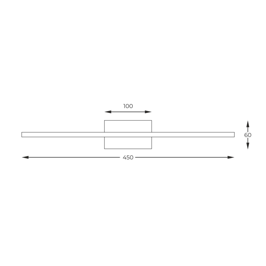 Zuma Line - LED Svetilka za slike LED/10W/230V 45 cm zlata