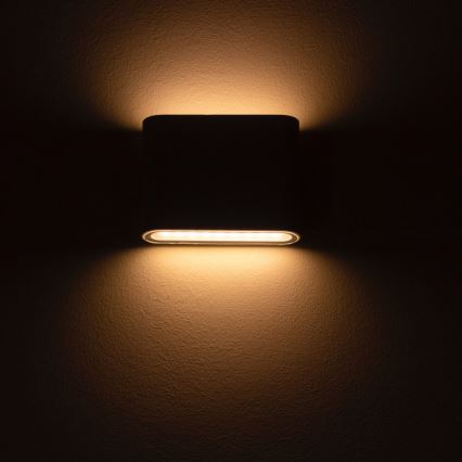 Zuma Line - LED Zunanja stenska svetilka LED/12W/230V IP65 črna
