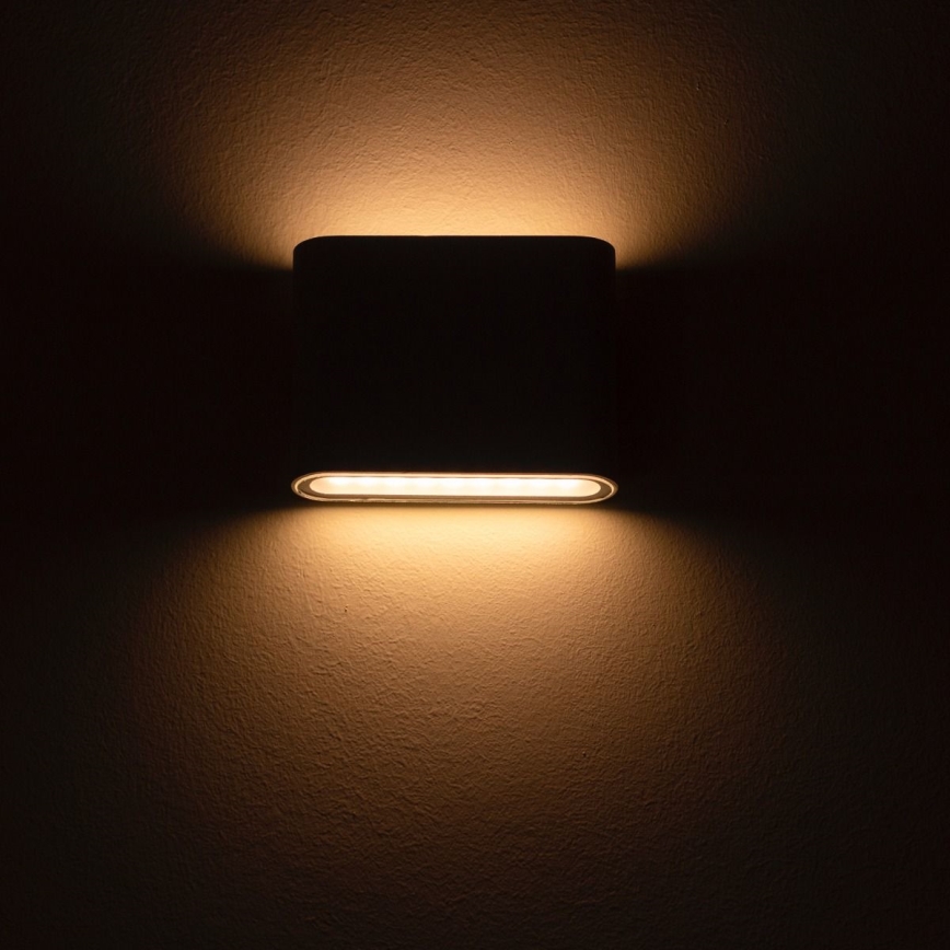 Zuma Line - LED Zunanja stenska svetilka LED/12W/230V IP65 črna