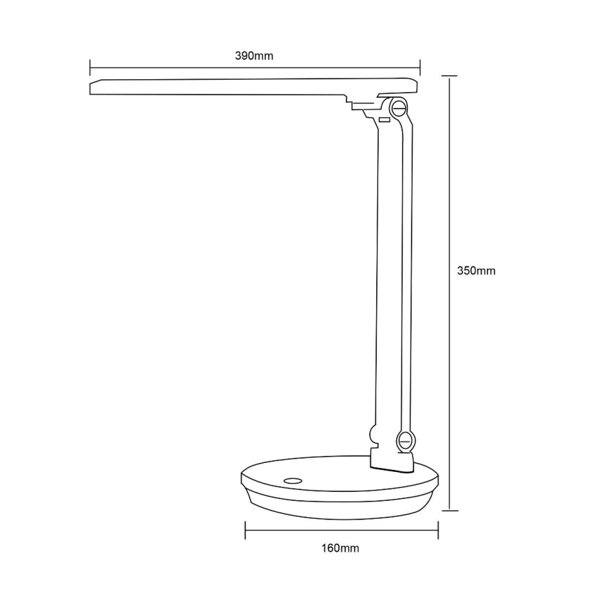 Zuma Line - LED Namizna svetilka LED/5W/230V 3000-6000K bela