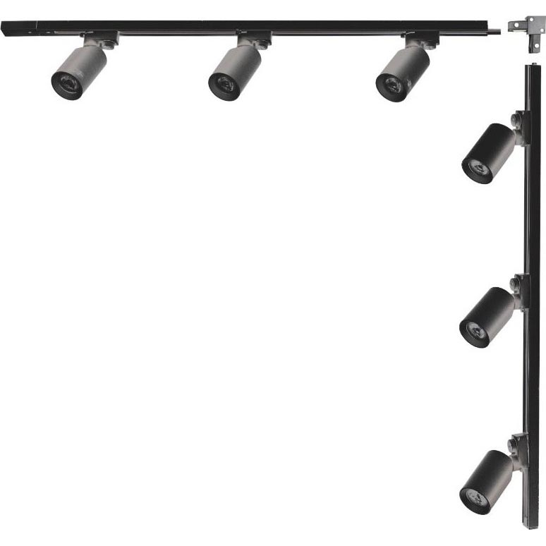 Zuma Line - Smerna svetilka za tirni sistem 6xGU10/35W/230V črna