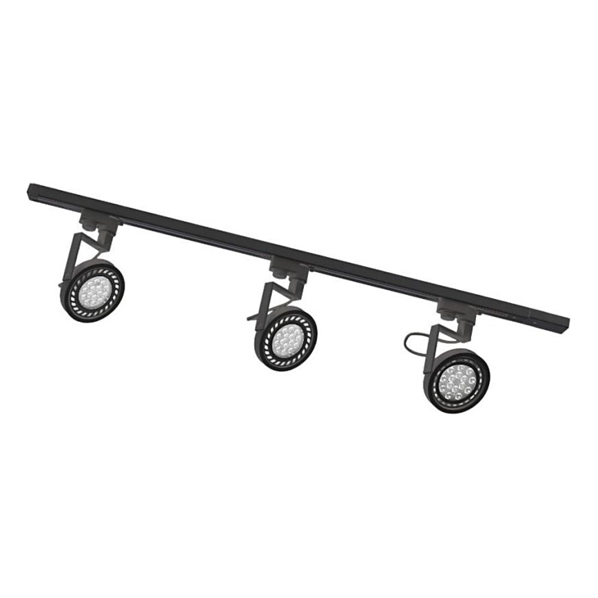 Zuma Line - Smerno svetilo za tirni sistem 3xGU10/15W/230V črna