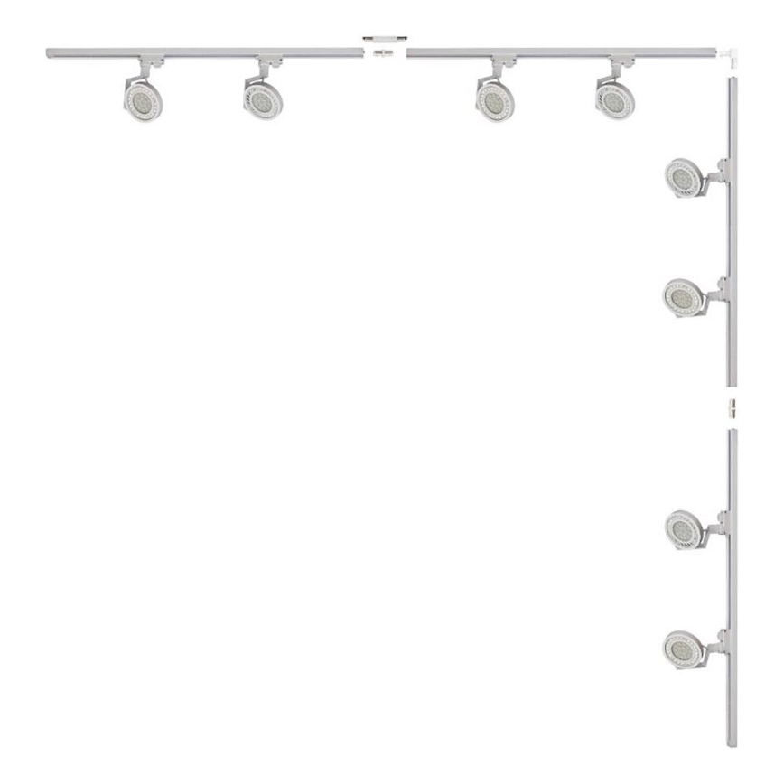 Zuma Line - Stropna svetilka v sistemu 8xGU10/15W/230V bela
