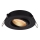 Zuma Line - Vgradna stropna svetilka 1xGU10/50W/230V črna