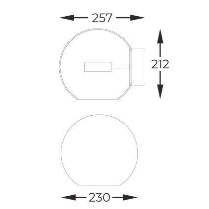 Zuma Line - LED Stenska svetilka LED/5W/230V sijajni krom