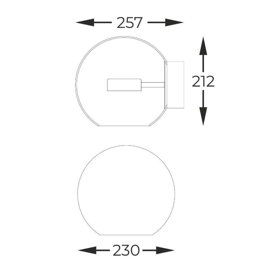 Zuma Line - LED Stenska svetilka LED/5W/230V sijajni krom