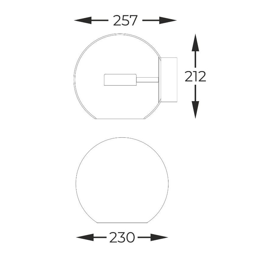 Zuma Line - LED Stenska svetilka LED/5W/230V zlata