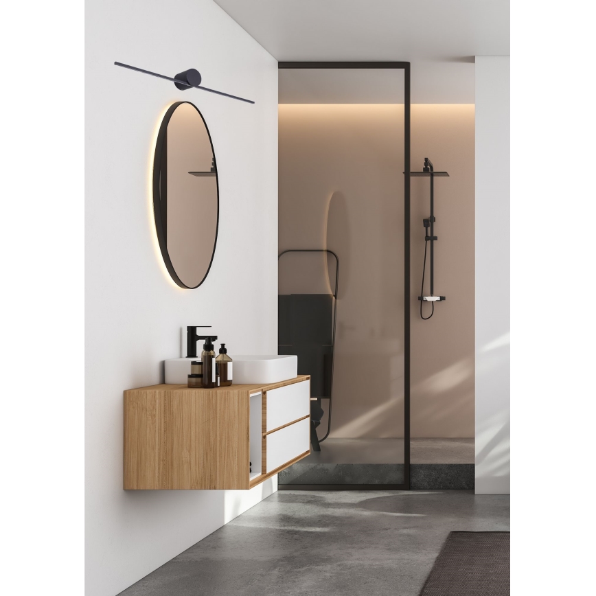 Zuma Line - LED Kopalniška luč za osvetlitev ogledala LED/6W/230V 40 cm IP44 črna