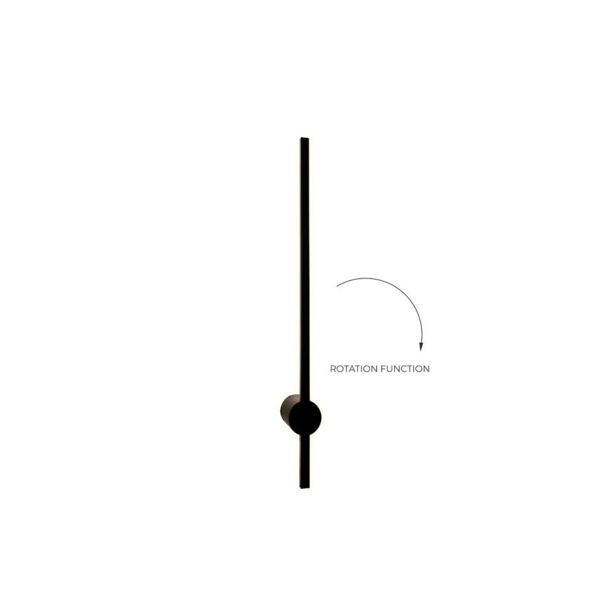 Zuma Line - LED Stenska svetilka LED/8W/230V 60 cm črna