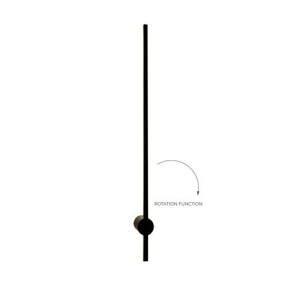 Zuma Line - LED Stenska svetilka LED/12W/230V 90 cm črna