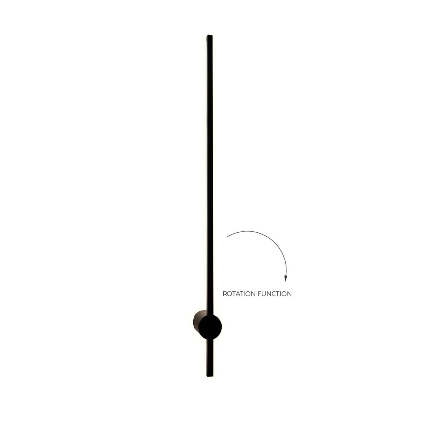 Zuma Line - LED Stenska svetilka LED/12W/230V 90 cm črna