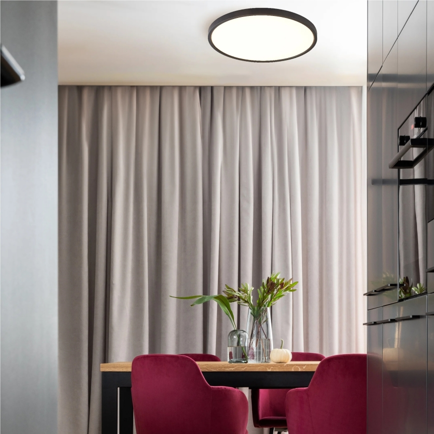 Zuma Line - stropna LED svetilka LED/42W/230V 3000/4000/6000K premer 50 cm črna